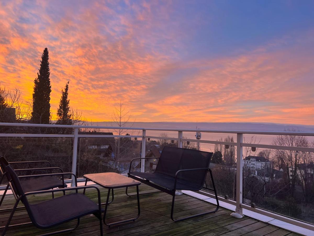 Leman Panoramique Avec Terrasse A Deux Pas Du Centre-Ville Évian-les-Bains Kültér fotó